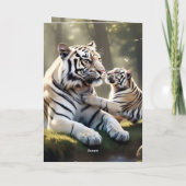 Heartfelt Tiger Moments – Greeting Card Kaart (Achterkant)