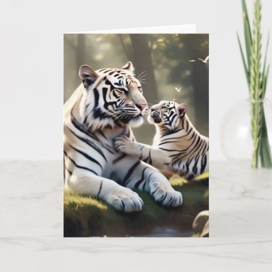 Heartfelt Tiger Moments – Greeting Card Kaart (Voorkant)