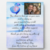 Heartfelt Vaderdag tafelblad plaque Fotoplaat (Voorkant)