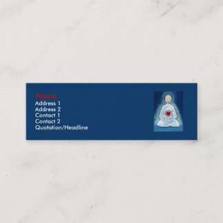 "Heartfelt Verlichting" Mini Visitekaartje