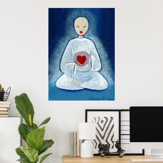 "Heartfelt Verlichting" Poster (Thuiskantoor)