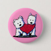 Heartfelt Westies Button (Voorkant)