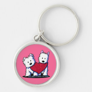 Heartfelt Westies Sleutelhanger