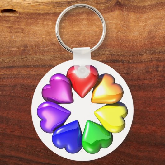 HeartFlower Sleutelhanger (Voorkant)