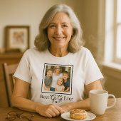 Heartful Best GiGi Ever Grandma Appreciation Photo T-shirt