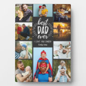 Heartful Beste vader ooit 10 fotocollage aandenken Fotoplaat (voorkant)