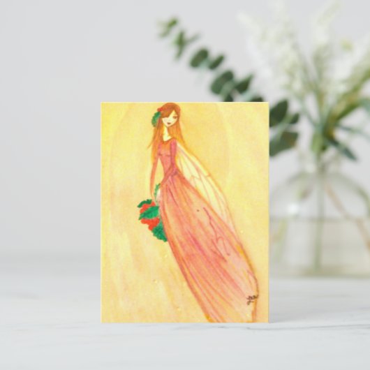 Hearth Fairy Briefkaart (Staand voorkant)