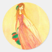 Hearth Fairy Ronde Stickers (Voorkant)