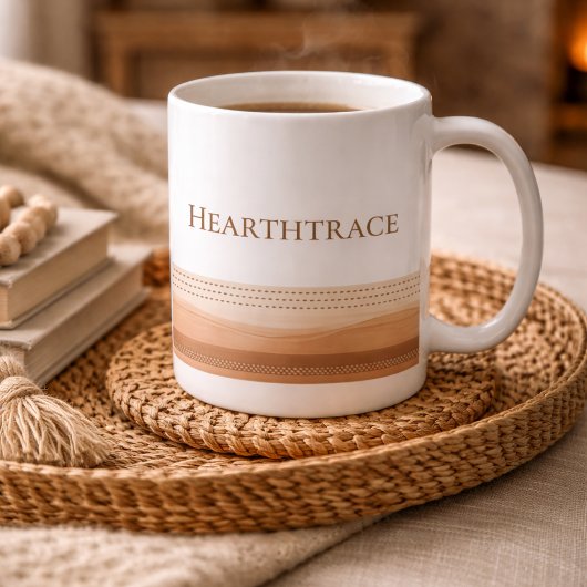 Hearth Stitch Lines Classic Mug, 11 oz Koffiemok