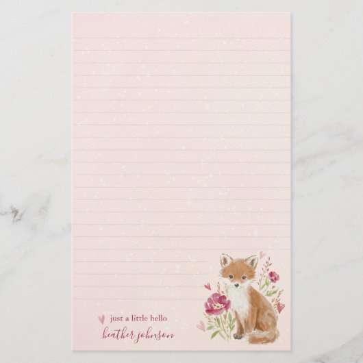 Hearthlight Notes A Little Love Romantic Winter Briefpapier (Voorkant)