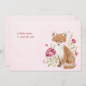 Hearthlight Notes A Little Love Romantic Winter Notitiekaartje (Voorkant / Achterkant)