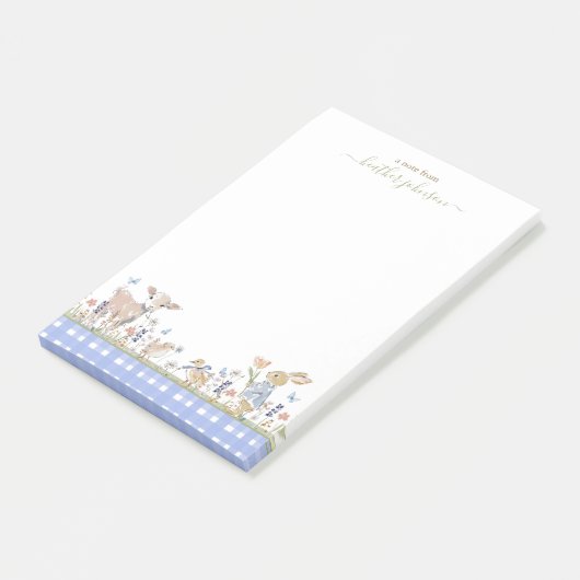 Hearthlight Notes Lente Zachte Weide Gingham (Schuin)