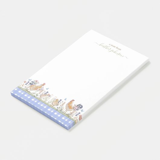 Hearthlight Notes Lente Zachte Weide Gingham (Schuin)