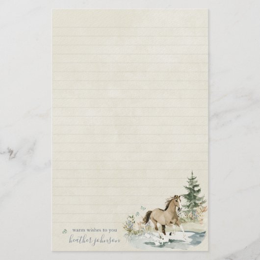 Hearthlight Notes Meadow & Mane Notes Briefpapier (Voorkant)