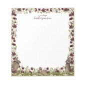 Hearthlight Notes Spring Meadow Bunny Notepad Notitieblok (Voorkant)