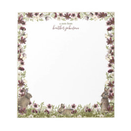 Hearthlight Notes Spring Meadow Bunny Notepad Notitieblok