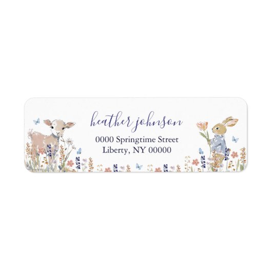 Hearthlight Notes Spring Soft Meadow Garden Etiket (Voorkant)