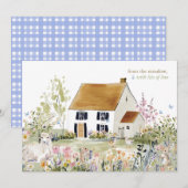 Hearthlight Notes Spring Soft Meadow Garden Notitiekaartje (Voorkant / Achterkant)