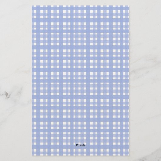 Hearthlight Notes Spring Soft Meadow Gingham Briefpapier (Achterkant)