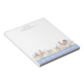 Hearthlight Notes Spring Soft Meadow Gingham Notitieblok (Schuin)