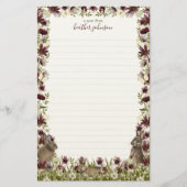 Hearthlight Notes Spring Soft Meadow Wildflower Briefpapier (Voorkant)