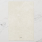 Hearthlight Notes Weide & Mane Notes Briefpapier (Achterkant)