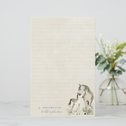 Hearthlight Notes Weide & Mane Notes Briefpapier (Staand voorkant)
