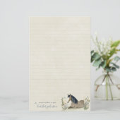 Hearthlight Notes Weide & Mane Notes Briefpapier (Staand voorkant)