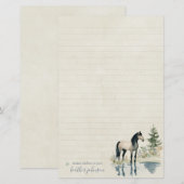 Hearthlight Notes Weide & Mane Notes Briefpapier (Voorkant / Achterkant)