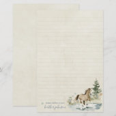 Hearthlight Notes Weide & Manen Notities Briefpapier (Voorkant / Achterkant)