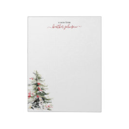 Hearthlight Notes Winter Cozy Dog Personalized Notitieblok