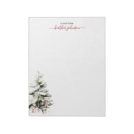Hearthlight Notes Winter Cozy Dog Personalized Notitieblok