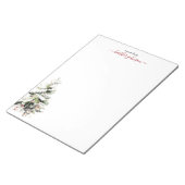 Hearthlight Notes Winter Cozy Dog Personalized Notitieblok (Schuin)