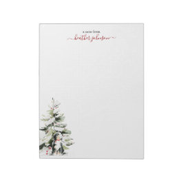Hearthlight Notes Winter Cozy Dog Personalized Notitieblok