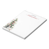 Hearthlight Notes Winter Cozy Dog Personalized Notitieblok (Linkerzijde)