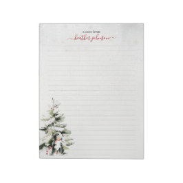 Hearthlight Notes Winter Cozy Dog Personalized Notitieblok