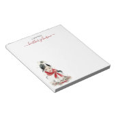 Hearthlight Notes Winter Cozy Kitten Personalized Notitieblok (Schuin)