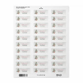 Hearthlight Notes Winter Cozy Kitten Persoonlijk Etiket (Full Sheet)