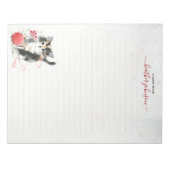 Hearthlight Notes Winter Cozy Kitten Persoonlijk Notitieblok (Voorkant)