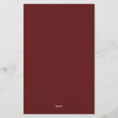 Hearthlight Notes Winter Robin Vogel Persoonlijk Briefpapier (Achterkant)