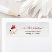 Hearthlight Notes Winter Robin Vogel Persoonlijk Etiket (Insitu)