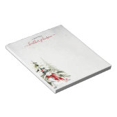 Hearthlight Notes Winter Snowman Personalized Notitieblok (Schuin)