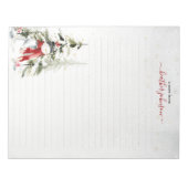Hearthlight Notes Winter Snowman Personalized Notitieblok (Voorkant)