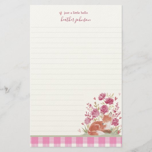Hearthlight Notities Een Beetje Liefde Romantische Briefpapier (Voorkant)