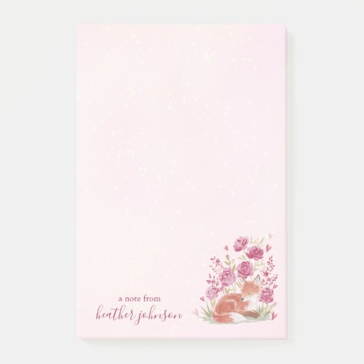 Hearthlight Notities Een Beetje Liefde Romantische Post-it® Notes (Voorkant)