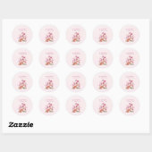 Hearthlight Notities Een Beetje Liefde Romantische Ronde Sticker (Vel)