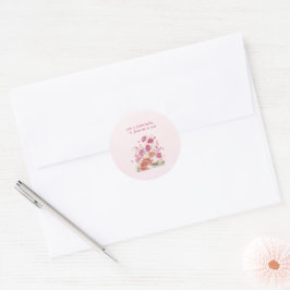 Hearthlight Notities Een Beetje Liefde Romantische Ronde Sticker