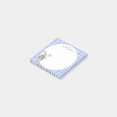 Hearthlight Notities Lente Zachte Weide Gingham Post-it® Notes (Schuin)