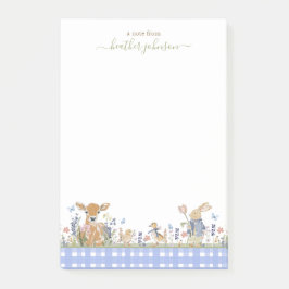 Hearthlight Notities Lente Zachte Weide Gingham Post-it® Notes