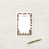 Hearthlight-notities lente zachte weide wilde bloe post-it® notes (Op bureau)